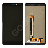 Дисплей для Nokia 6.1 Dual Sim TA-1043 TA-1050 с тачскрином в сборе, цвет черный