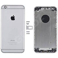 Корпус iPhone 6 Plus (5.5), цвет серый, оригинал