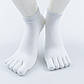 Шкарпетки низькі з пальцями Без засмаги GINZIN 40-43 білий, фото 2