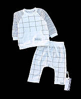 Костюм 2в1: реглан, штани "Travel", бавовна, двунитка ТМ "Caramell" (62 см) (Реглан або світшот і штани)