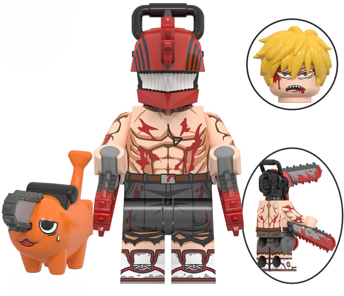 Фігурка Пачіто та Людина-Бензопила в режимі берсерку, Pochita, Chainsaw Man
