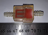 Фильтр топливный мото прозрачный прямоугольный 25 на 18мм h32мм Kei Hin