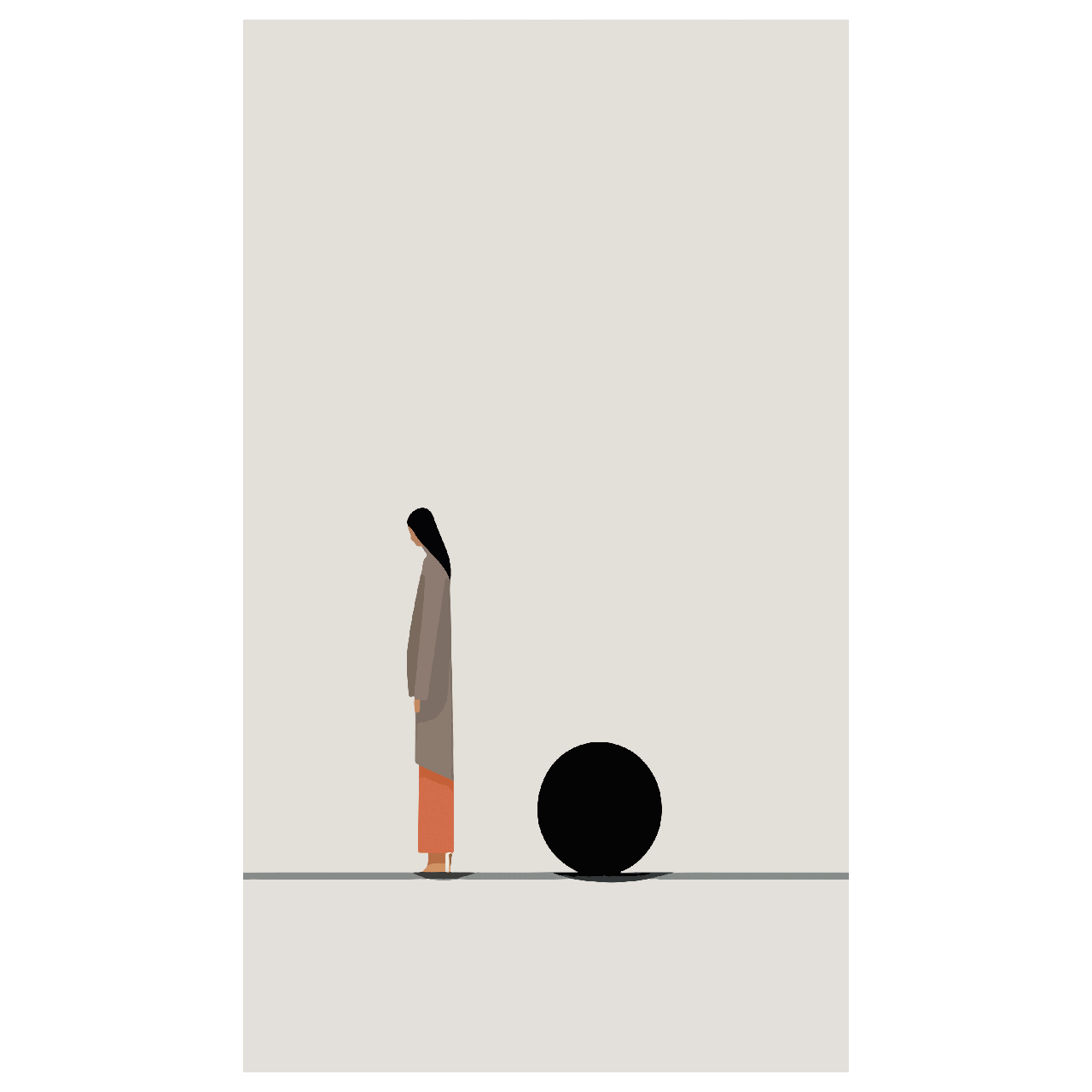 Металокерамічний дизайн-обігрівач UDEN-500 "Приховане", фото 1