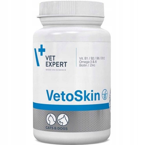 ВетоСкин-вітаміни та добавки для собак та котів 60 капсул