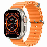 Smart Годиник Смарт-годинник iWatch X8 Ultra (Apple packing) (Ocean Orange) 63007