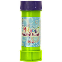 Мильні бульбашки в пластиковій тубі 60 мл., 10 см. 1/12/288