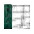 Сітка на паркан зварена (метал+цинк) Заграда Преміум: зелена, в рулоні 1,5м x 10м, вiчко 50х50 мм, Ø2,2мм, фото 3