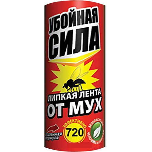 "Вбивча сила" Липка стрічка "Захист від мух"