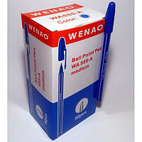 Ручка кулькова WENAO WA 555-A синя 1/50 шк. 6971395425553