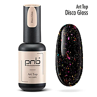 PNB Art Top Disco Gloss - светоотражающий топ со слюдой, 8 мл