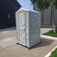 Вуличний пластиковий біотуалет-кабінка. Туалет для дачі, 500 відвідувань