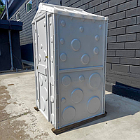 Вуличний біотуалет пластиковий, розбірна мобільна кабінка-туалет
