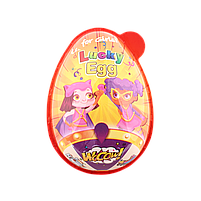Яйце пластикове з сюрпризом і цукерками для дівчинки Lucky egg, фото 3