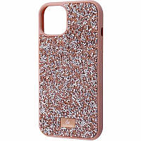 TPU чехол Bling World Rock Diamond для Apple iPhone 12 Pro Max (6.7") (Розовый) 57517