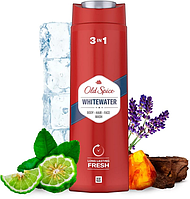 Гель для душу і шампунь Old Spice 3-в-1 Whitewater 400 мл