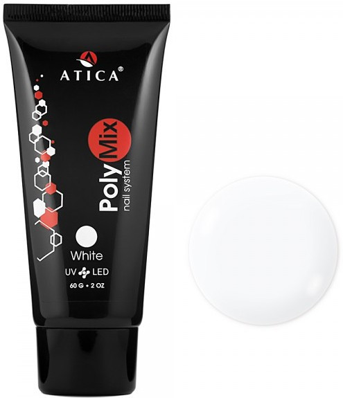 Акригель Atica PolyMix White 30 мл AVADONA