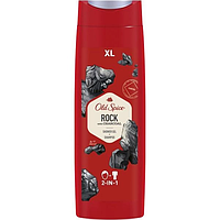 Гель для душа + Шампунь 2в1 Old Spice Rock with Charcoal, 400 мл