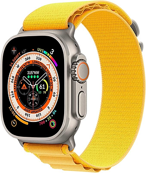 Тканинний ремінець Alpine Loop для Apple Watch 42/44/45/49 mm Yellow