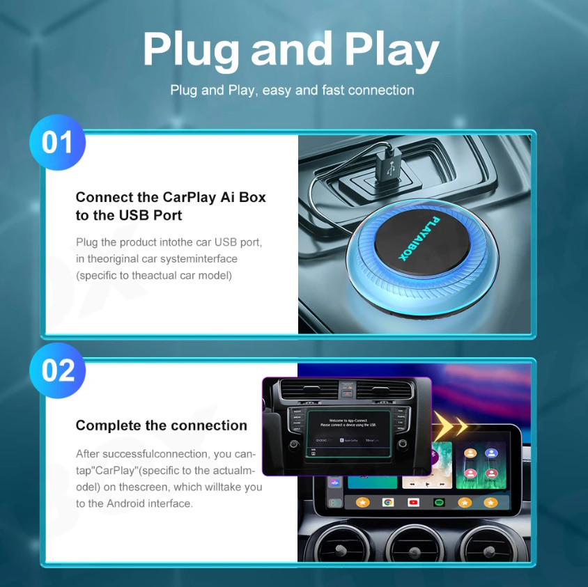 PLAYAIBOX UX999 PLUS2.0 4/64Gb Snapdragon 665 Android 13 CarPlay ...