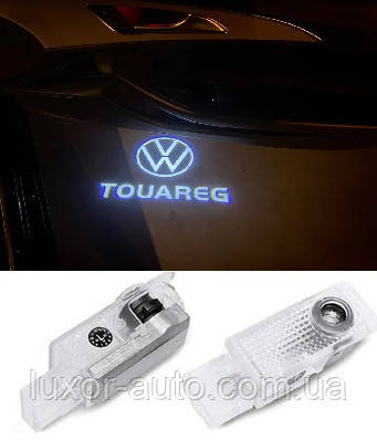 Штатна LED-підсвітка дверей із логотипом VW TOUAREG (04-10) Фольцваген Туарег