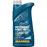 Моторное масло Mannol 4-Takt Motorbike HD 20W-50 (1л.)