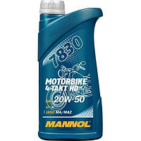 Моторне масло Mannol 4-Takt Motorbike HD 20W-50 (1л.)