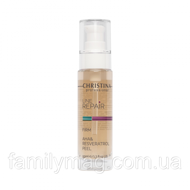 Пілінг з AHA-кислотами та ресвератролом AHA & Resveratrol Peel Line Repair Firm Christina 50 мл