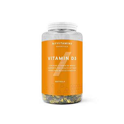 Вітамін D3 Myprotein Vitamin D3 2500ME 180 таб., фото 1