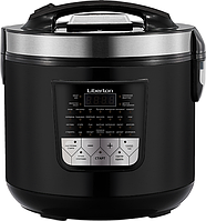 Мультиварка LIBERTON LMC-3107 (5л, 900Вт, 33програм) чорна/нержавіюча сталь