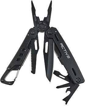 Мультитул Active Machine Tool (10в1, 104мм, з чохлом, чорний)