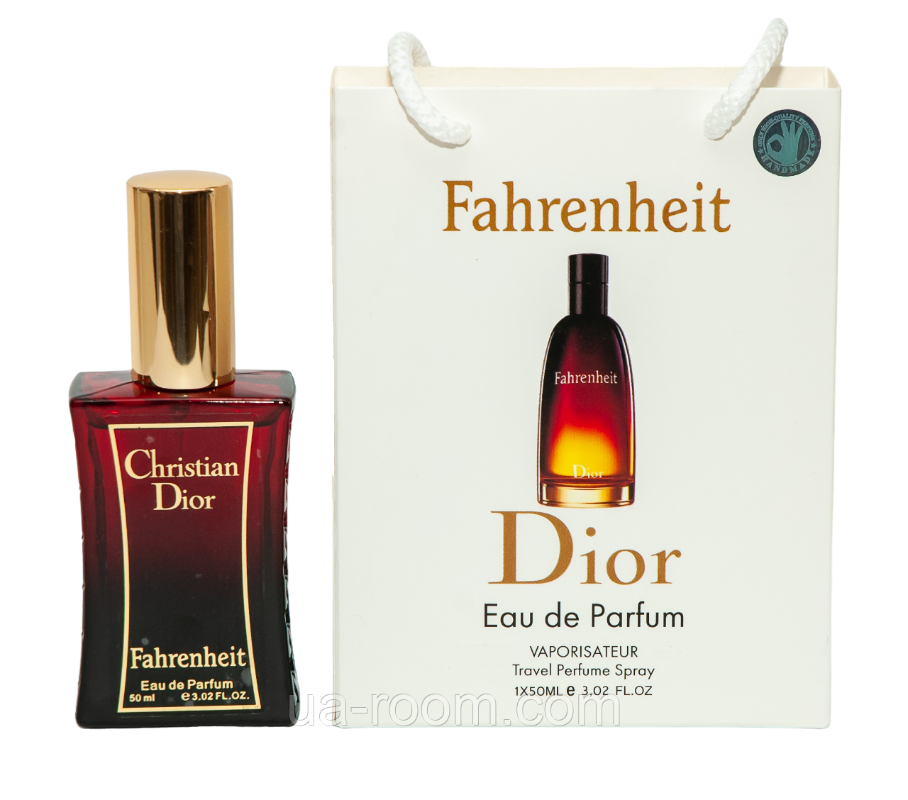 Тестер чоловічий Christian Dior Fahrenheit, 50 мл, сумка., фото 1
