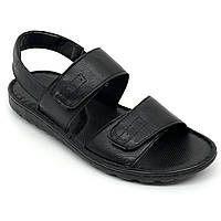 Шкіряні чорні чоловічі сандалі літо Sergio Billini 13/44