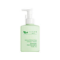 Молочко для очищення шкіри та зняття макіяжу з екстрактом шавлії Titian Salvia Miltiorrhiza Clearer Facial Cleanser