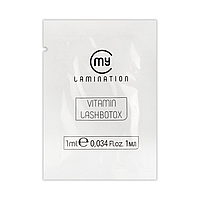 ПРЕПАРАТ ДЛЯ РЕСНИЦ И БРОВЕЙ MY LAMINATION VITAMIN LASH BTX, САШЕ, 1 МЛ