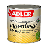 Лазурь для дерева на водной основе для использования внутри Adler Innenlasur UV100 (цвет ST 14/1 Plisse)