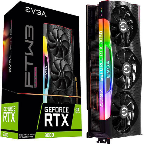 Відеокарта EVGA GeForce RTX 3080 FTW3 ULTRA GAMING (10G-P5-3897-KL)