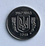 Монета України 1 копейка 2018 р. з Набору, фото 2