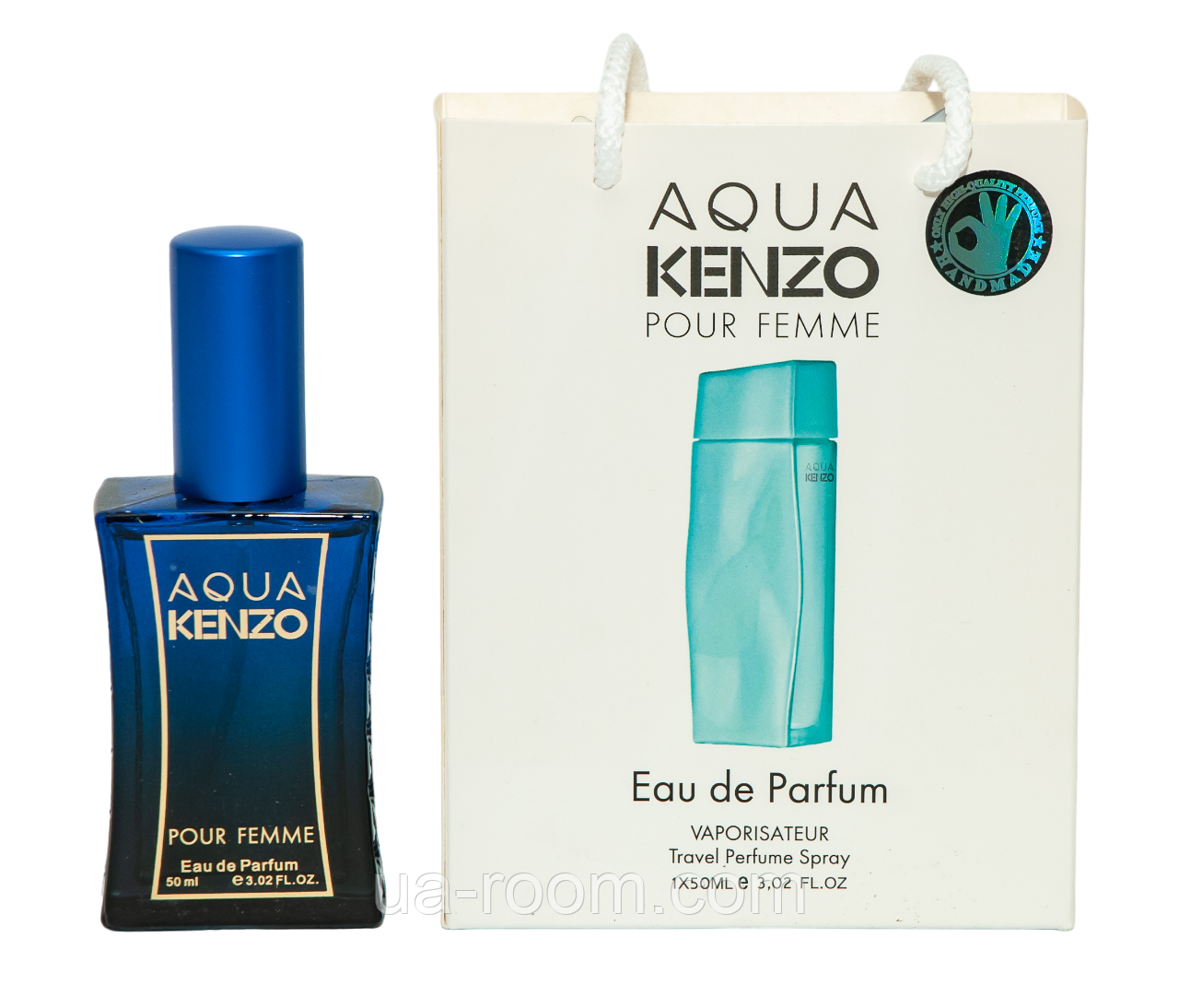 Тестер жіночий Kenzo Aqua Kenzo Pour Femme, 50 мл, сумка., фото 1