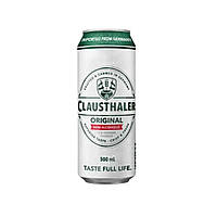 Пиво безалкогольное "Clausthaler" Original Non-Alcoholic 0%, in can, 0.5 л