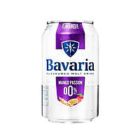 Пиво безалкогольное светлое фильтрованное Bavaria Mango Passion 0%, 0.33 л