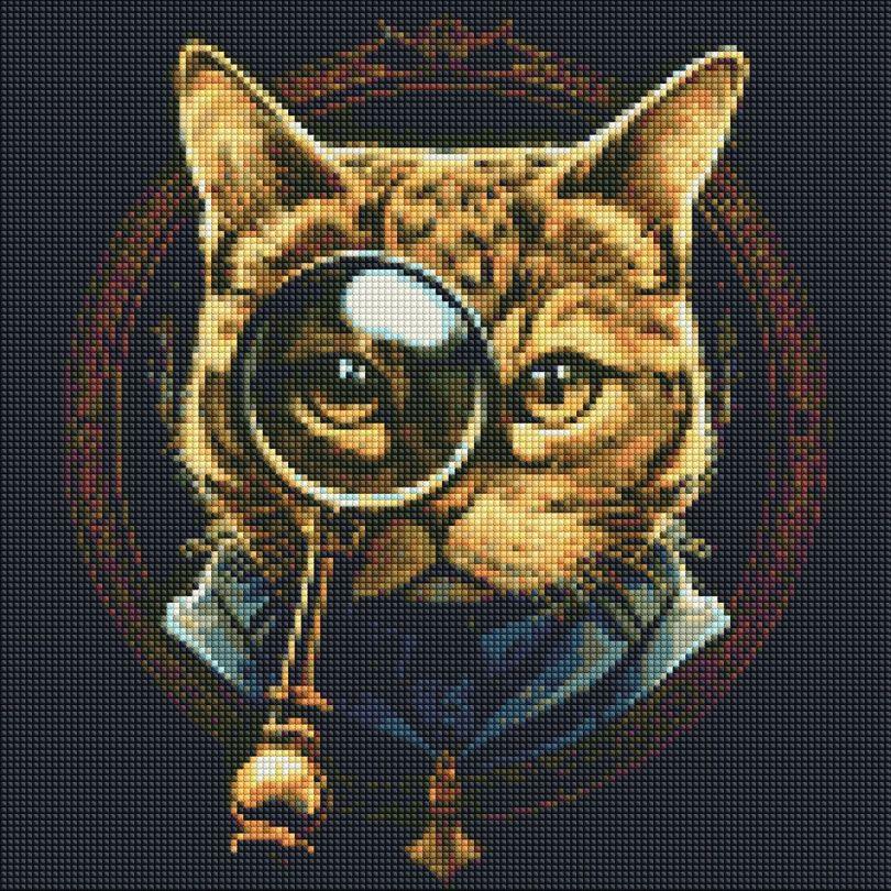 AMO7521 Алмазна мозаїка на підрамнику Світ у детялях 40х40 см