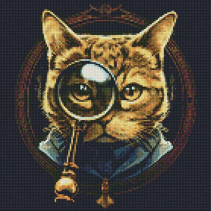 AMO7521 Алмазна мозаїка на підрамнику Світ у детялях 40х40 см, фото 1