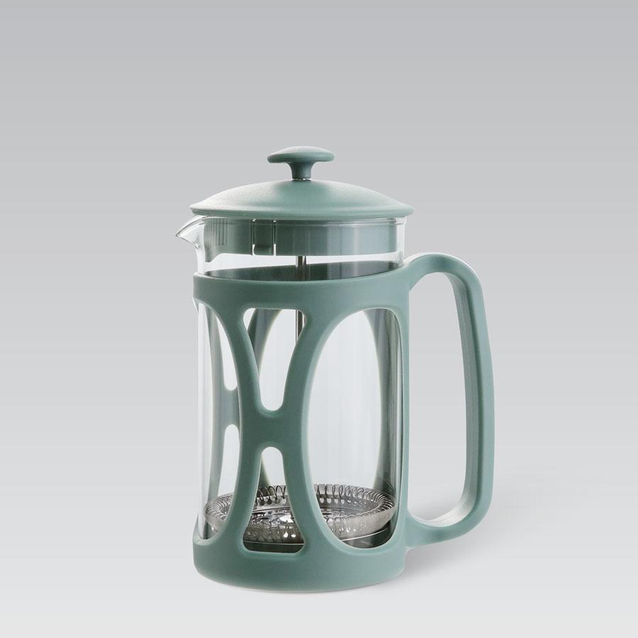 Френч-прес (заварник) для чаю та кави Maestro (Маестро) 350 мл (MR-1663-350) Зелений, фото 1