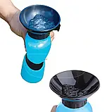 Дорожня поїлка — пляшка для собак Aqua Dog Аква Дог 450 мл, фото 5