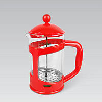 Френч-пресс (Заварник) для чая и кофе Maestro (Маестро) 1 л (MR-1665-1000) Красный