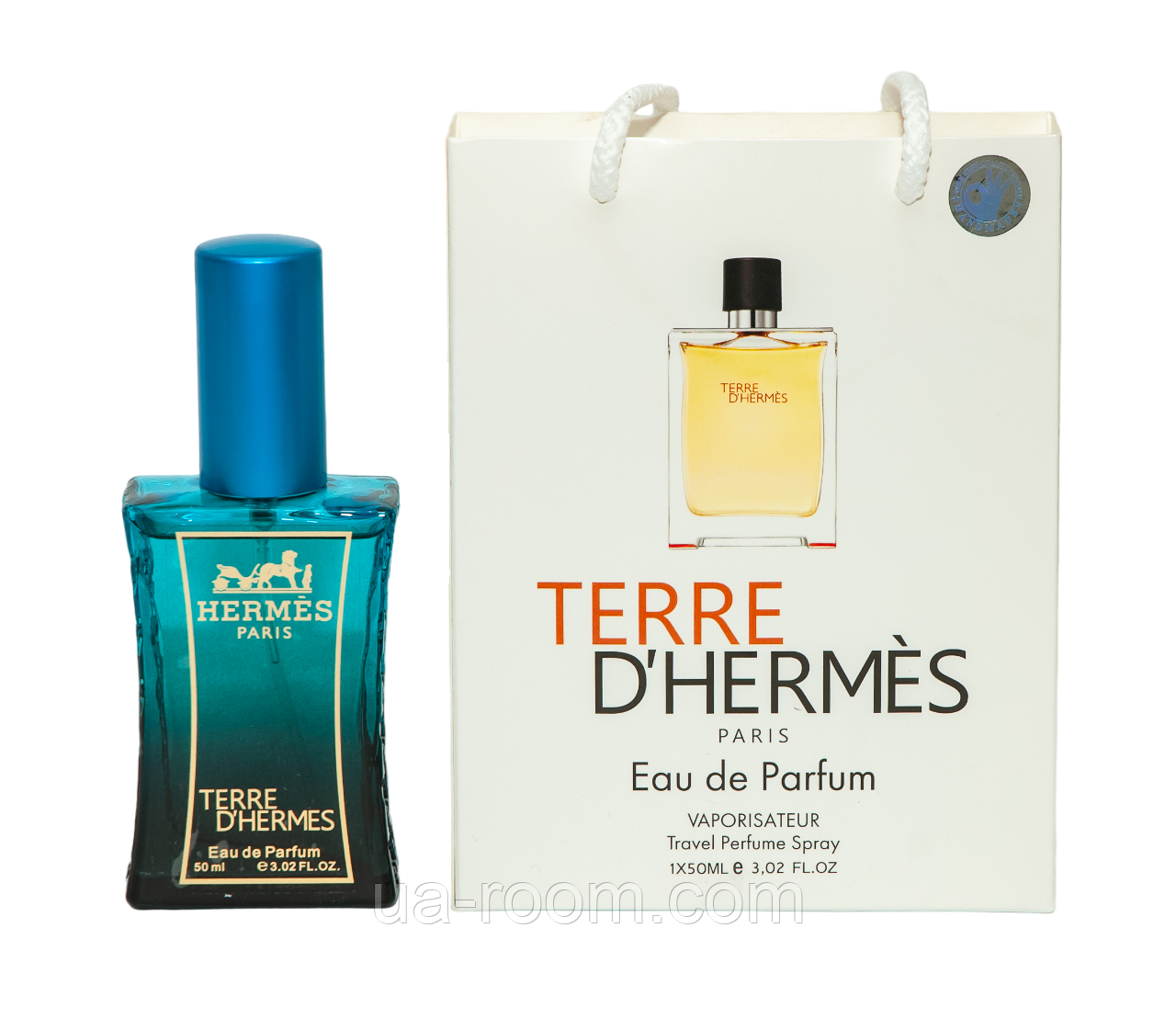Тестер чоловічий Hermes Terre D`Hermes, 50 мл, сумка.