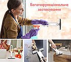 Портативна мінішвабра з автовіджимом Mini Mop/ Універсальна швабра для прибирання/Швабра для миття скла, фото 10