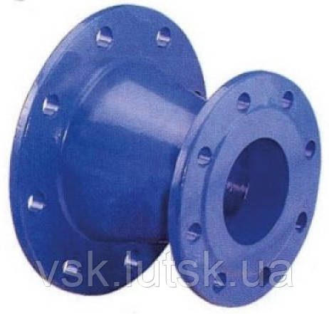 Перехідник фланцевий (100х80) L=200 Blucast, фото 1