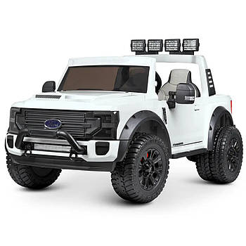 Дитячий електромобіль Ford (2 акумулятори по 12V14AH, 2 мотори 70W, MP3, USB) Bambi M 4790EBLR-1(24V) Білий