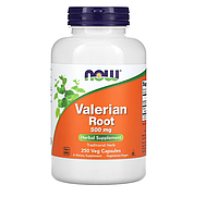 Корень валерианы Now Foods (Valerian Root) 500 мг 250 вегетарианских капсул